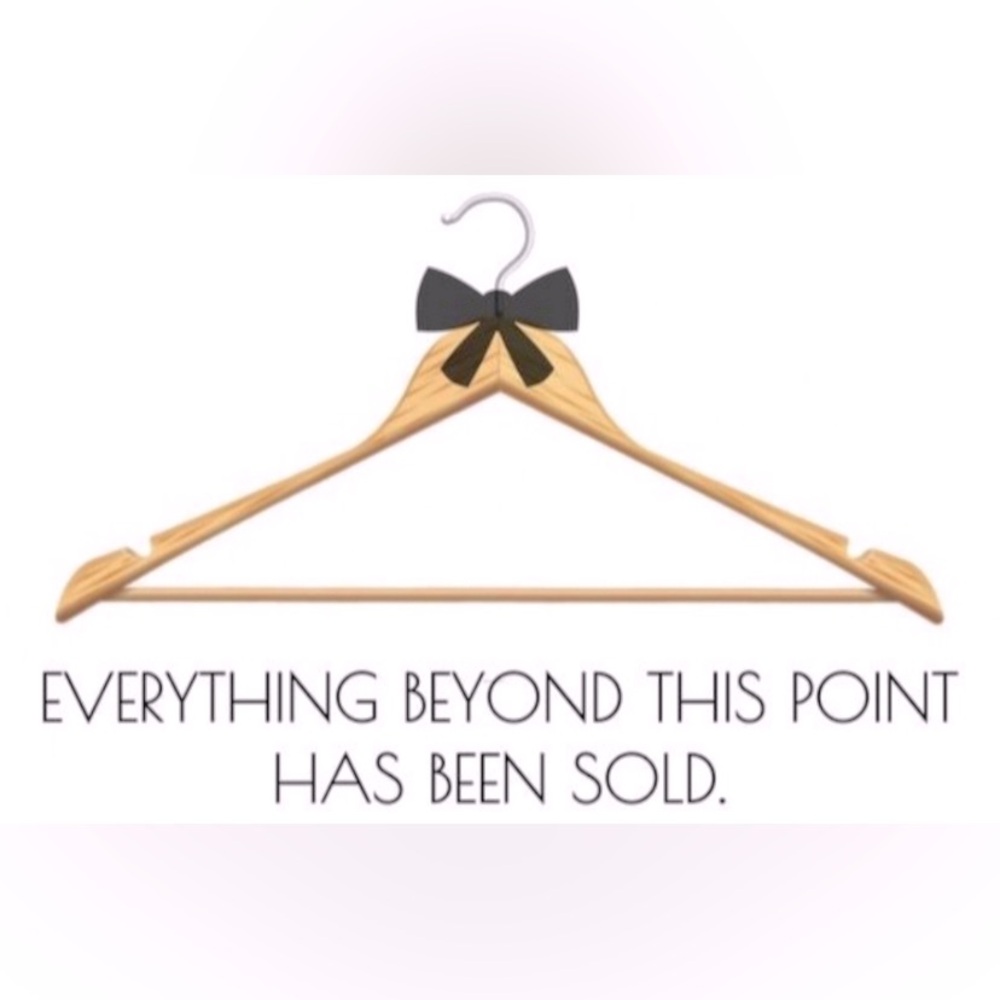 All listings past this point in my closet sequence are sold items.